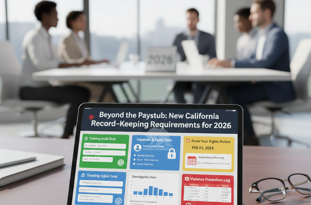 New California Record-Keeping Requirements for 2026