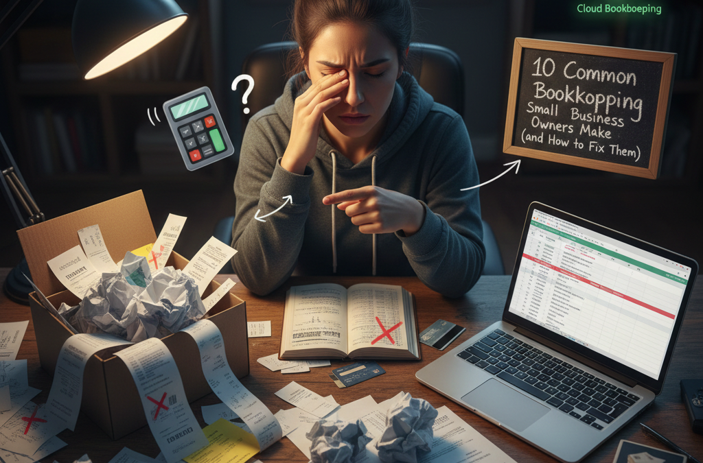 10 Common Bookkeeping Mistakes
